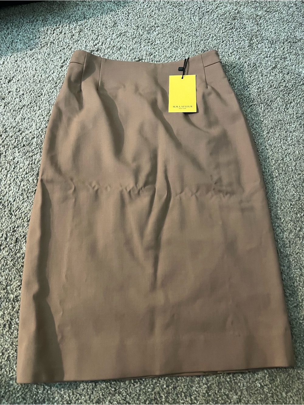 MM LaFleur Brown Pencil Skirt - Classic Women's Workwear